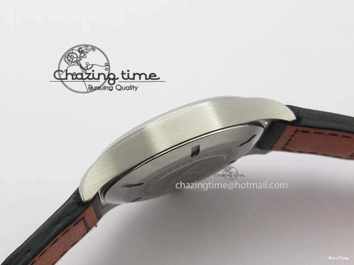 MIROTIME 0212 Mark XVIII IW327001 SS Mk Maker Best Edition Black Dial On Black Leather Strap A SunProtective 7299